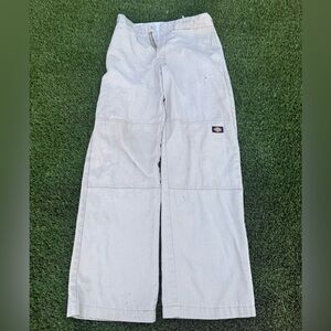 Baggy wide leg khaki pants